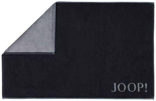 JOOP! Badematte - Badvorleger, Wendeoptik, Baumwolle Schwarz 50x80cm