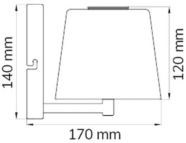 LED Wandleuchte, USB, Akku, Dimmbar, Touch 3-Stufen Bild 8