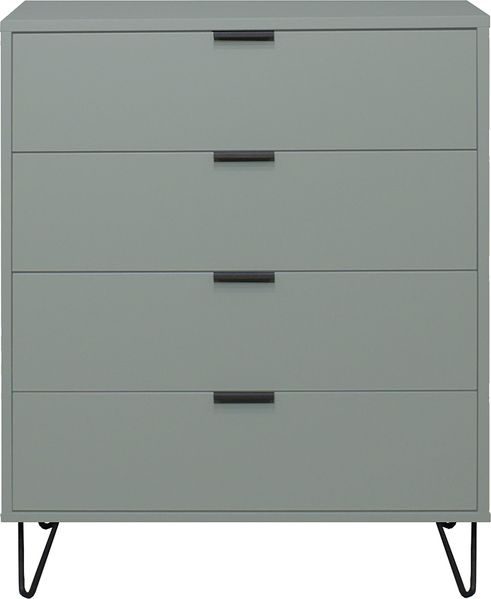 Kommode Erna 81x45x102 Pinie Green matt Lack 14725-D