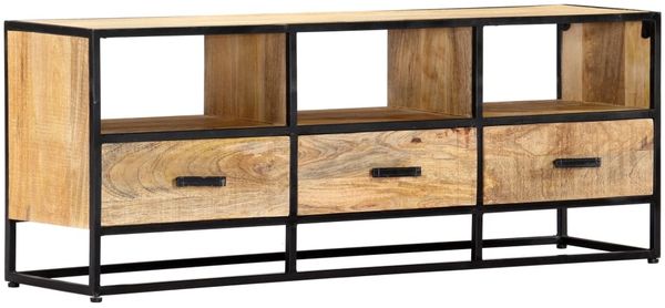 vidaXL TV-Schrank 120x30x45 cm Massivholz Mango 247742