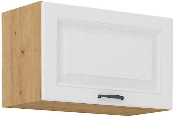 Hängeschrank 60 cm Stilo Weiss + Eiche Artisan Küchenzeile Küchenblock Küche