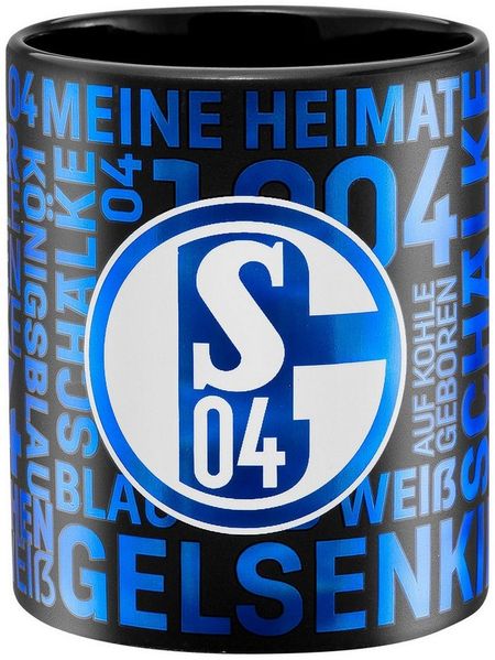 FC Schalke 04 Tasse Kaffeebecher Metallic, 1-tlg, Steinzeug