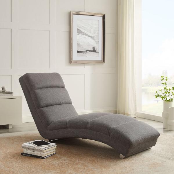 Chaiselongue in Grau