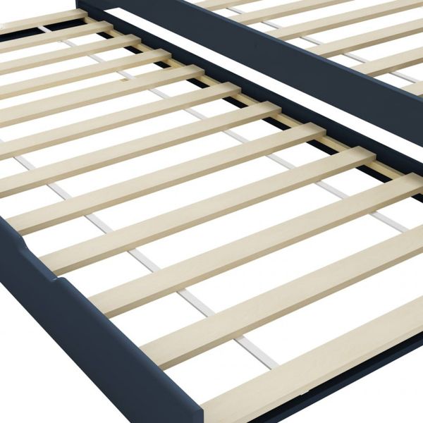 vidaXL Ausziehsofa Bettgestell Grau Kiefernholz 90×200 cm 283151 Bild 13
