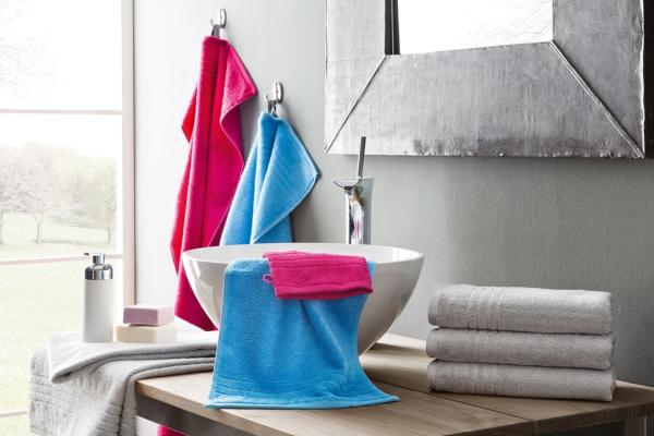 Madison Waschhandschuh 16x21cm atlantik blau 500g/m² 100% Baumwolle Bild 5