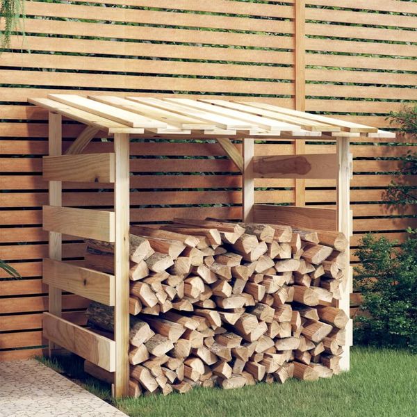vidaXL Pergola mit Dach 100x90x100 cm Imprägniertes Kiefernholz 318379