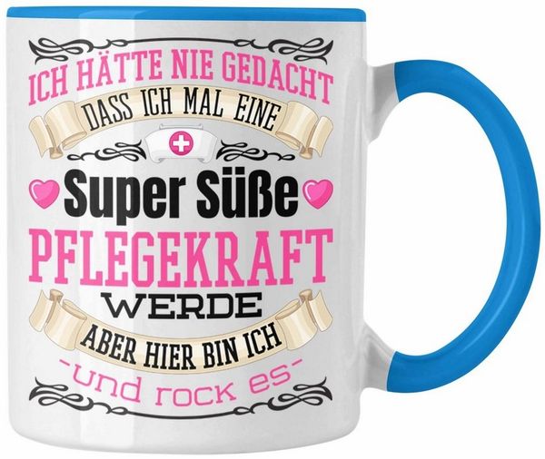 Trendation Tasse Pflegekraft Tasse Geschenk Altenpflegerin Frauen Geschenkidee Pflegekr