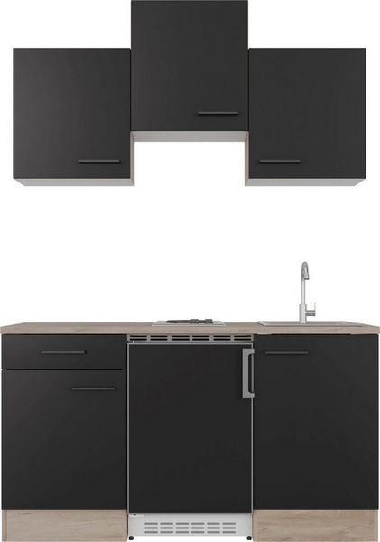 Flex-Well Küchenzeile Capri, mit E-Geräten, Gesamtbreite 150,5 cm, in weiten Farben erhältlich