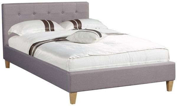 CARO-Möbel Polsterbett ADELE, Polsterbett Einzelbett 120x200 cm inkl. Lattenrahmen Bettgestell Jugen Bild 5