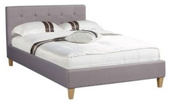 CARO-Möbel Polsterbett ADELE, Polsterbett Einzelbett 120x200 cm inkl. Lattenrahmen Bettgestell Jugen Bild 6