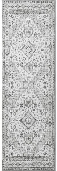 GarveeMore Teppich Waschbarer Vintage Orientteppich Designteppich Läufer Teppich, Rechteckig, Niedriger Flor, Antirutsch, für Flur, Wohnzimmer, Küche