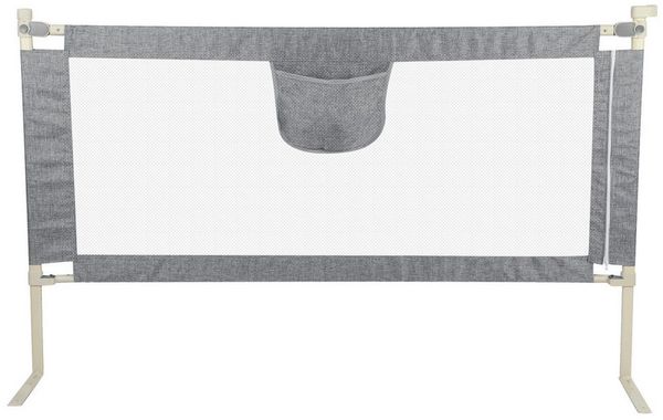 JEOBEST Bettschutzgitter Bettgitter, Babybettgitter Kinderbettgitter zum vertikalen Heben, (3st, 2M*2+1.8m*1)Rausfallschutz Bett,Sicherheitsschutz, Atmungsaktiv