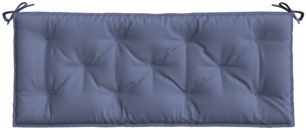 vidaXL Gartenbank-Auflagen 2 Stk. Marineblau 120x50x7 cm Oxford-Gewebe 379064 Bild 5