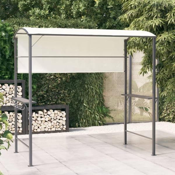 vidaXL Pavillon mit Dach 220x110x200 cm Creme 318532