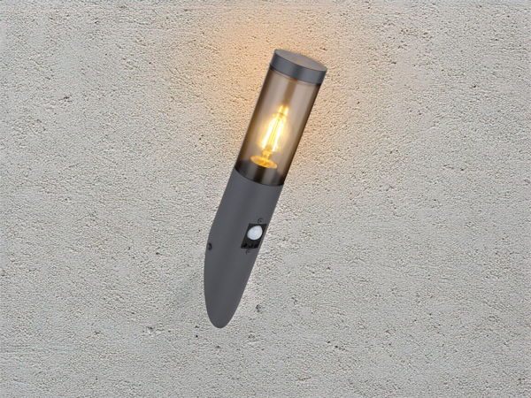 Wandleuchte, Fackel Design, anthrazit rauch, H 41 cm Bild 3