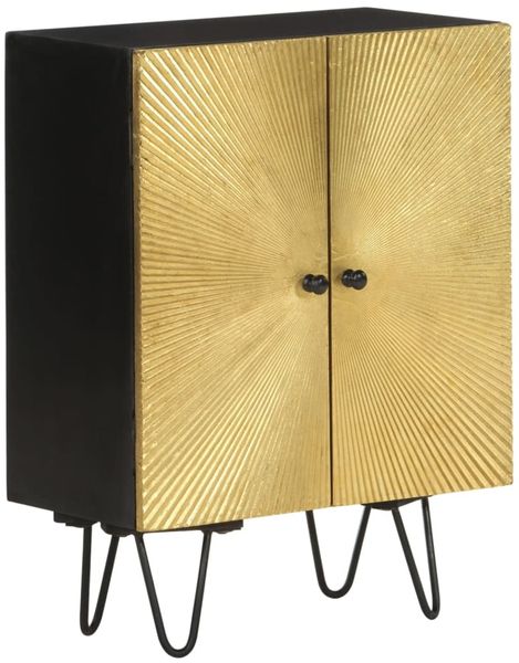 Sideboard, Kommode 55x30x75 cm Massivholz Mango j672p Bild 2