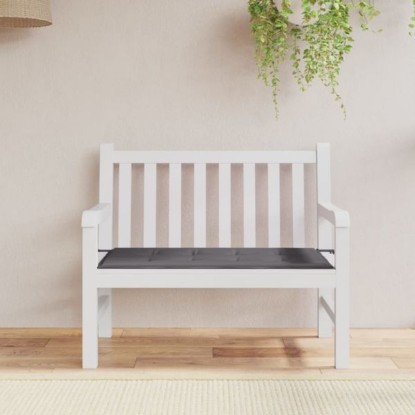 vidaXL Gartenbank-Auflage Anthrazit 120x50x4 cm Oxford-Gewebe 43190