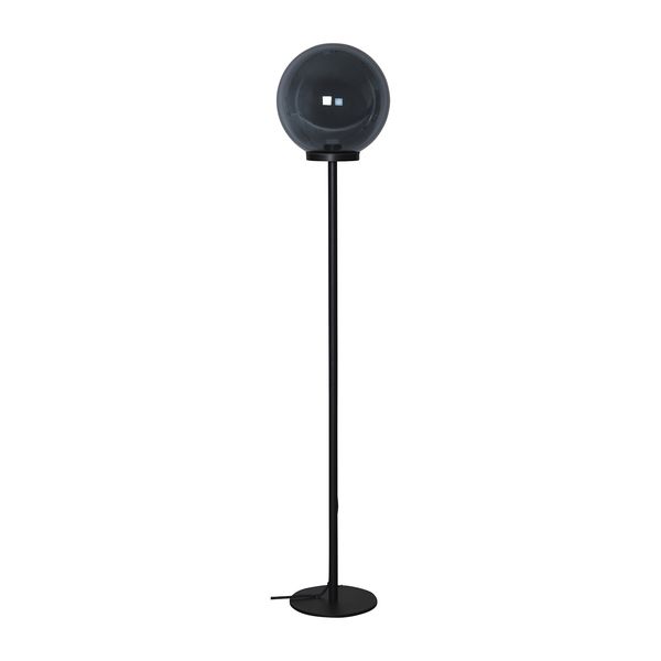 Große Stehlampe ,Orby' für den Außenbereich, Netzbetrieb, schwarz, 150cm, Ø 30cm