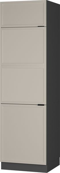 Kühlumbauschrank Fame-Line GrauBeige 60 cm Vicco