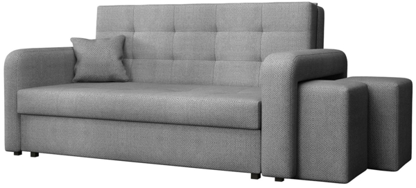 Schlafsofa Viva Home III, Nische für Hocker auf der rechten Seite, Farbe: Enjoy 21