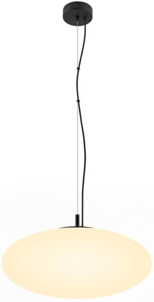 SLV OLYPSO 50, Pendelleuchte, E27, Pendellänge 400 cm, 1 x max. 40 W, schwarz - Pendelleuchten Bild 1
