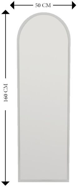 Spiegel, 'Emma', 160 x 2,2 x 50, Weiß Bild 6