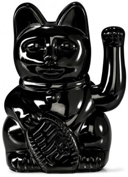 Donkey Winkekatze Lucky Cat Shiny Black