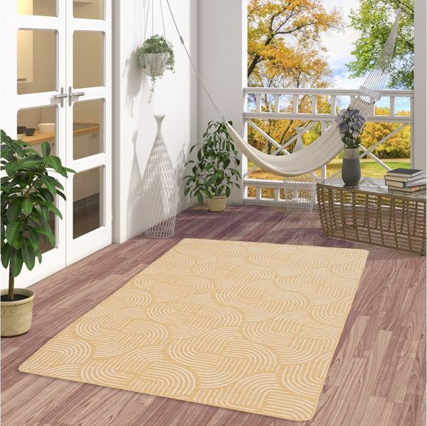 Snapstyle Outdoorteppich In- und Outdoor Teppich Beidseitig Newport Modern, Rechteckig, Höhe: 3 mm