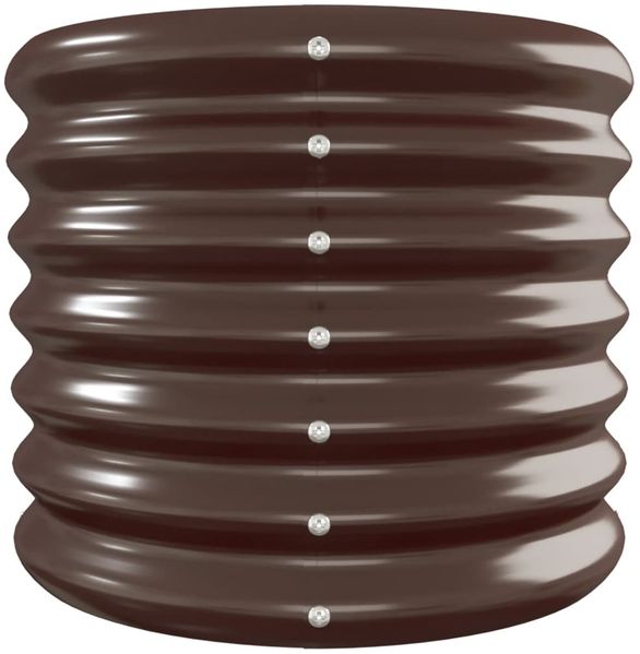 vidaXL Hochbeet Verzinkter Stahl 260x40x36 cm Braun 318880 Bild 4