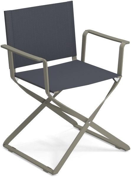 Emu Ciak Regiestuhl Aluminium Grau