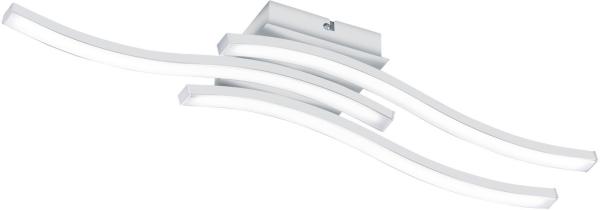 LED Deckenleuchte ROUTE Metall Weiß, Breite 56cm, Neutralweiß