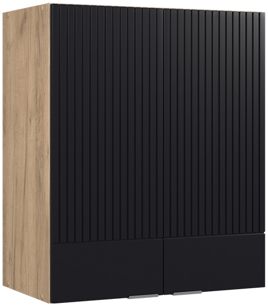 Hängeschrank Fame-Line Schwarz gestreift 60 cm Vicco