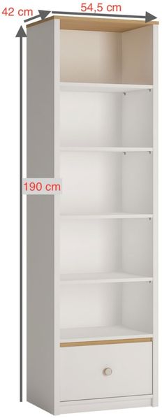 Hängeschrank KVANTUM mit Klapptür 60cm Korpus- & FrontFarbe: graphit matt / eiche artisan (Q-W4B/60) Bild 5
