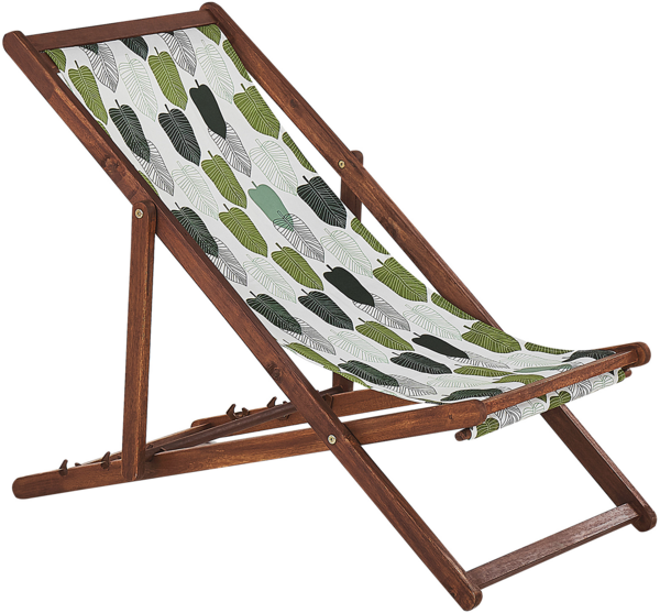 Gartenliege Holz Dunkelbraun ANZIO Bild 4