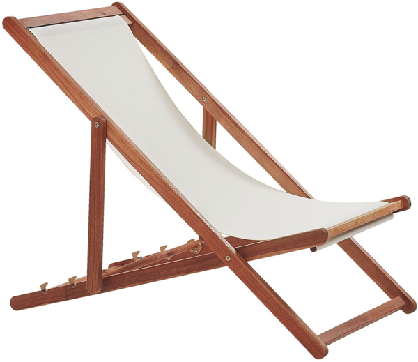 Gartenliege Holz Dunkelbraun ANZIO Bild 6