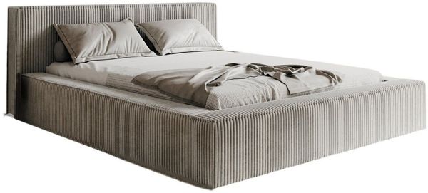 Compleo Polsterbett CORD mit Stauraum ASTA, Modern design (Kostenlose Lieferung! TOP ANGEBOT), Viele Varianten zur Auswahl – wählen Sie Größe und Farbe!