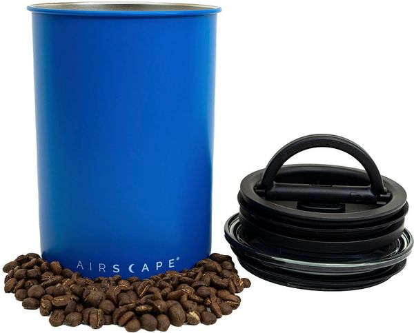 AIRSCAPE Vorratsdose Airscape®, Edelstahl, Kunststoff, (1-tlg), mit Ventil-Deckel, robuste Verarbeitung