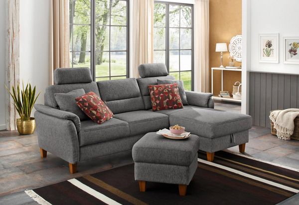 Home affaire Ecksofa Palmera L-Form, B: 244 cm - OTTO. Verlässliche Qualität, optional Bettfunktion & Bettkasten, Federkern