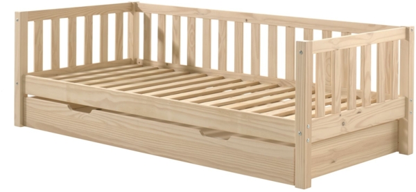 Kojenbett Karena 211x98x68 Einzelbett Massivholz natur