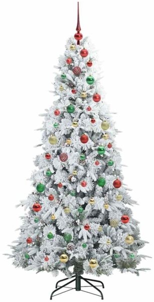 vidaXL Künstlicher klappbarer Weihnachtsbaum Grün 180 cm PE und PVC 3397492 Bild 5
