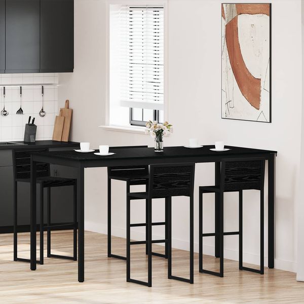 Stehtisch, Bartisch Holzwerkstoff 180 x 90 x 105 cm