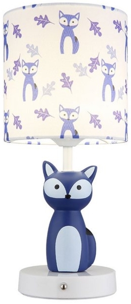 GLOBO LIGHTING LED Tischleuchte, LED-Leuchtmittel fest verbaut, Kaltweiß, Warmweiß, Neutralweiß, Tageslichtweiß, Farbwechsel, Tischleuchte Kinderlampe Tierlampe Fuchs LED Touchdimmer Akku CCT blau Bild 4