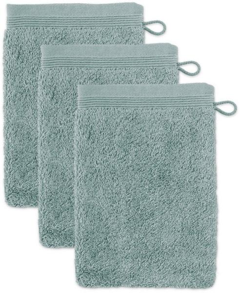 Möve Superwuschel Waschhandschuh 15x20 cm aus 100% Baumwolle, Tea 3er Set