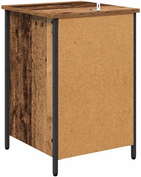 vidaXL Nachttisch 2 pcs Altholz 40 x 42 x 60 cm Holzwerkstoff 881833 Bild 9
