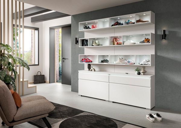 INOSIGN Schuhschrank Skoskap, Aufsatzregal, passend für Schuhschränke der Serie Skoskap 6 Fächer, viel Stauraum, Regal zur Präsentation der Lieblingsstücke