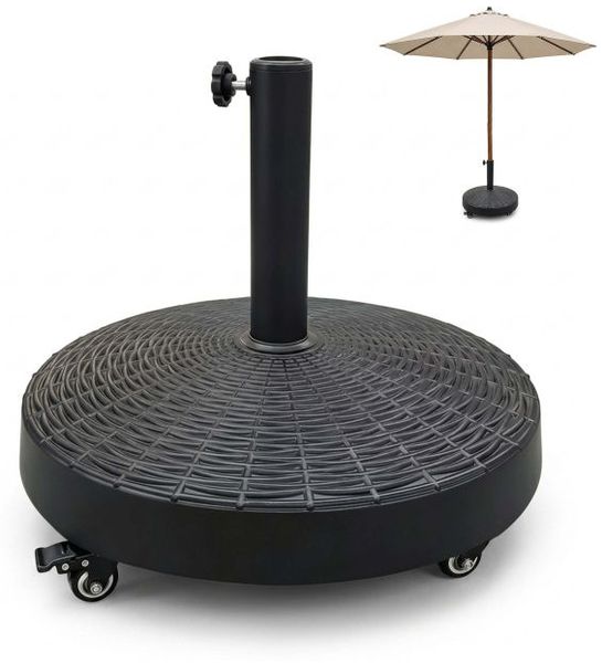 Relaxdays Sonnenschirmständer mit Rollen