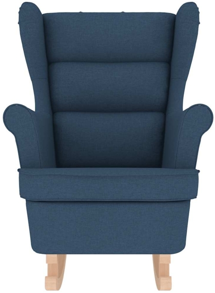 vidaXL Schaukelsessel Blau 74x90x102 cm Stoff 4016927 Bild 3