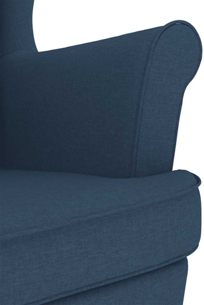 vidaXL Schaukelsessel Blau 74x90x102 cm Stoff 4016927 Bild 6