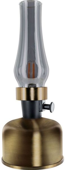 Schwaiger Außen-Tischleuchte TILA1801, stufenlos dimmbar, Retrodesign, dimmbar, IP44