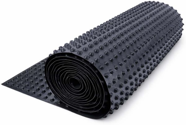 BURI Noppenfolie für Hochbeet 5,85-29,3m² aus HDPE Feuchtigkeitssperre Wurzelschutz UV-beständig zuschneidbar Made in EU